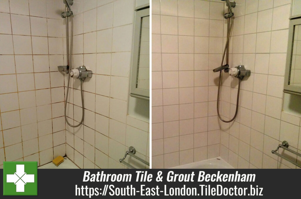 Deep Cleaning Bathroom Tile & Grout in Beckenham