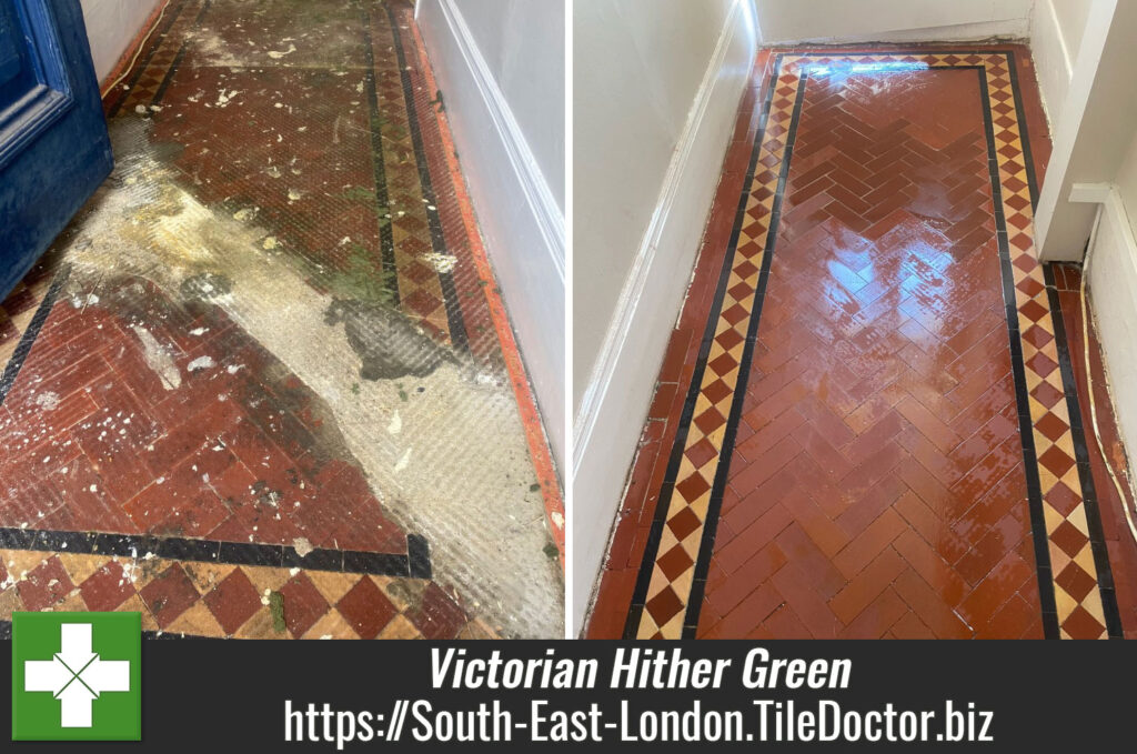 Victorian Hallway Floor Restoration Hither Green