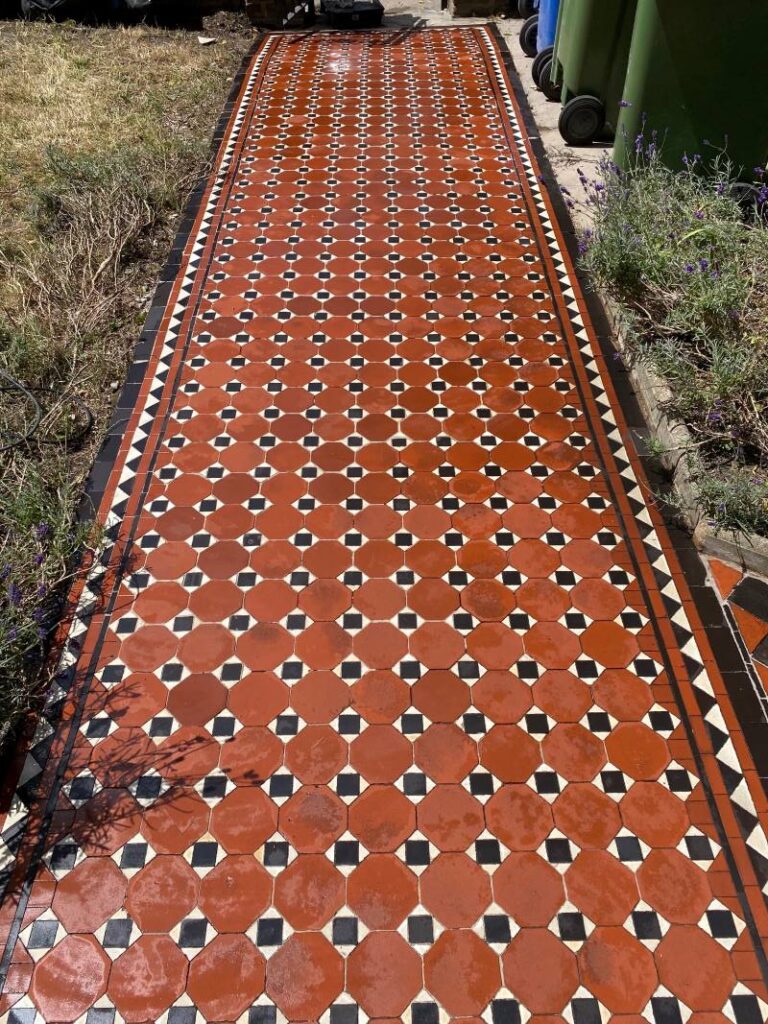 Victorian Tiled Path After Restoration Lewisham