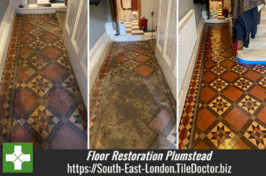 Victorian Tiled Hallway Floor Restoration Plumstead